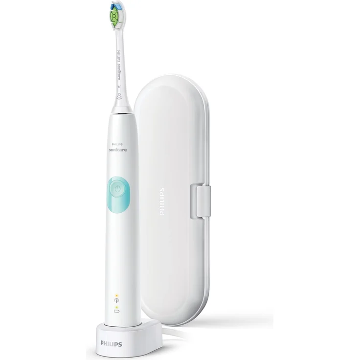 Philips Sonicare ProtectiveClean 4300 HX6807/28 white, Schalltechnologie, 1 Reinigungsprogramme, Inkl. Reiseetui – Bild 1