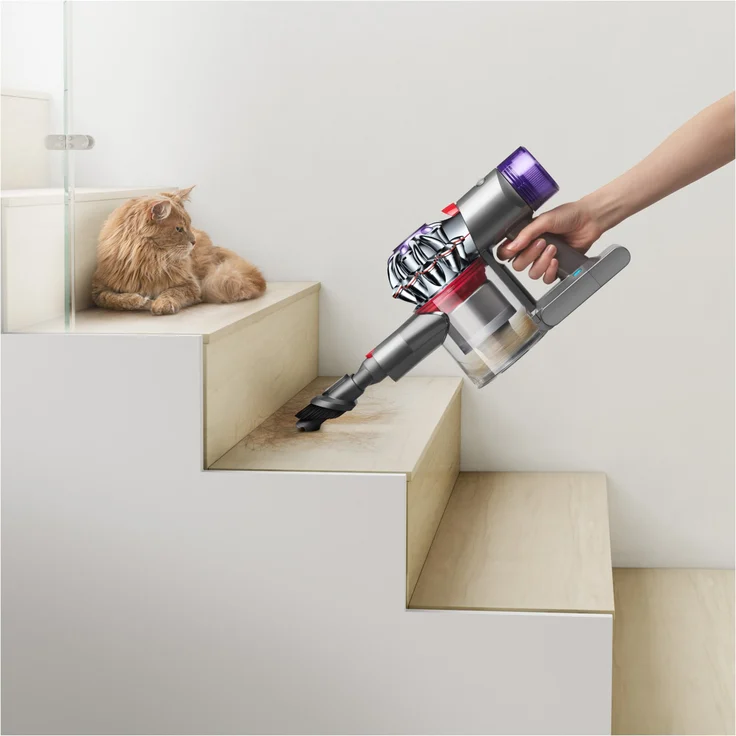 Dyson V8 Absolute Handstaubsauger 2022, 40 min Akkubetrieb, Zyklon-Technologie, inkl. 2 Bodendüsen, 394482-01 – Bild 6