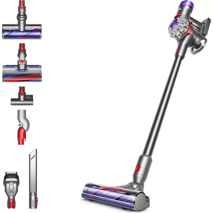 Dyson V8 Absolute Handstaubsauger 2022, 40 min Akkubetrieb, Zyklon-Technologie, inkl. 2 Bodendüsen, 394482-01 – Bild 1