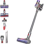 Dyson V8 Absolute Handstaubsauger 2022, 40 min Akkubetrieb, Zyklon-Technologie, inkl. 2 Bodendüsen, 394482-01
