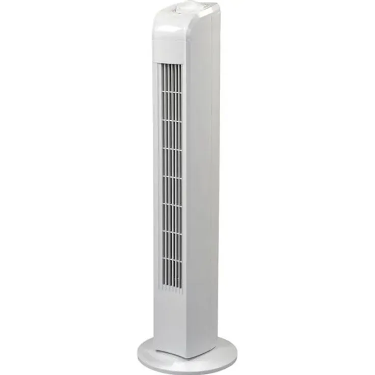 JUNG TV01 Turmventilator 76cm weiss, Ventilator leise, Säulenventilator