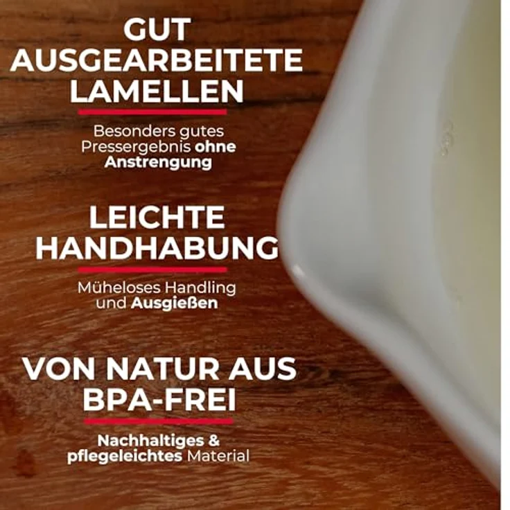 Westmark 30722260 Zitruspresse, Keramik , 250 ml, weiß – Bild 8
