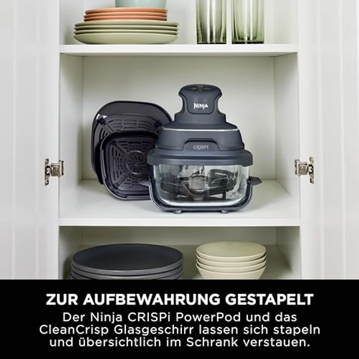NINJA Crispi FN101EUGY, Heißluft Fritteuse mit LCD-Display und 4 voreingestellten Programmen, 3,8 l Fassungsvermögen – Bild 15