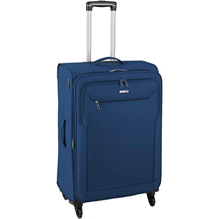 D&N Travel Line 6804 Koffer, 66 cm, 63L, Blau