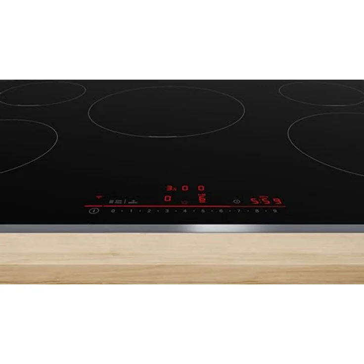 Bosch PIV845HB1E Serie 6 Smartes Induktionskochfeld (autark), 80 cm breit, Umlaufender Rahmen, Kochfeldbasierte Haubensteuerung, schnelleres Kochen, Quick Start – Bild 3