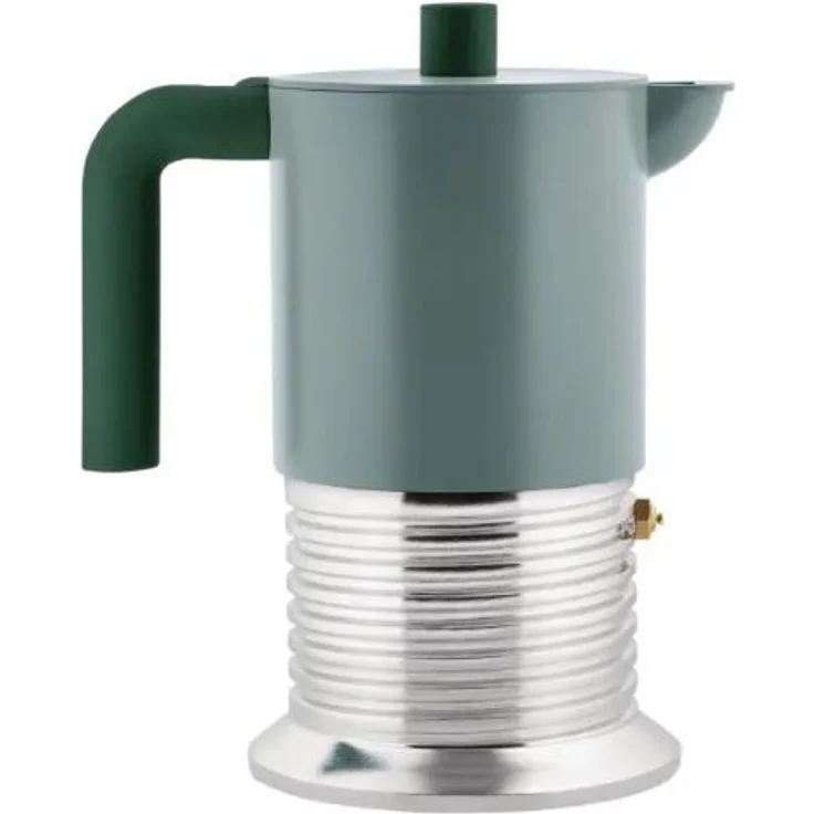 Alessi Vite Espressomaschine, Induktionsgeeignet, Aluminium, Modernes Design von Philippe Malouin