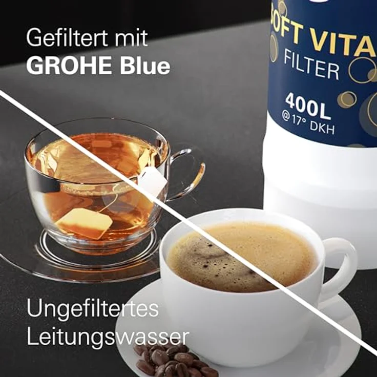 Grohe Magnesium- und Zink-Filter BLUE, Wasserfilter mit Kapazität für 400 Liter – Bild 4