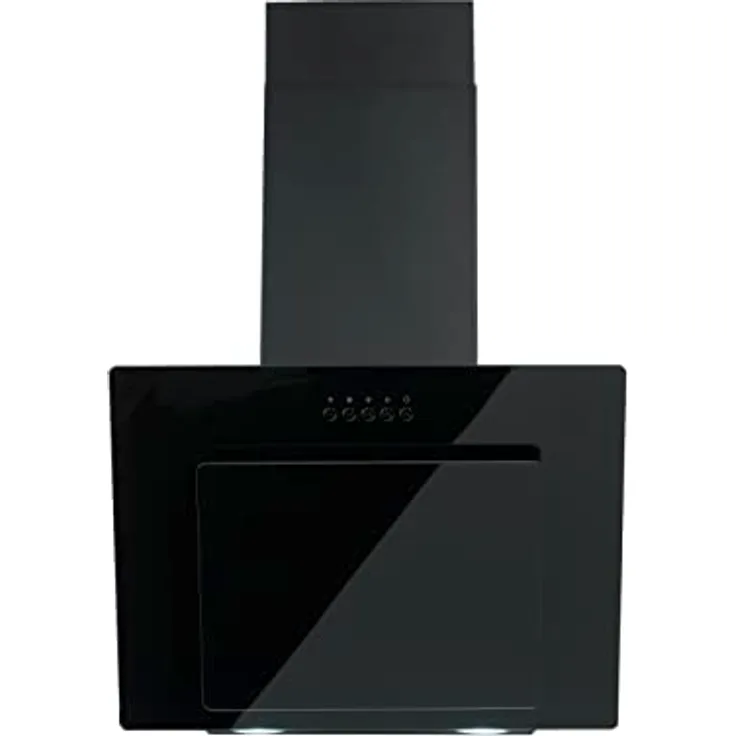 PKM 9039X Kopffreihaube, Energieeffizienzklasse A, Abluft und Umluft, Wandmontage, Breite 60 cm, Material Glas, Farbe schwarz