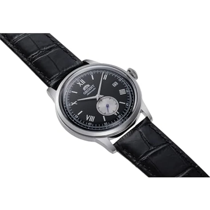 Orient Automatikuhr Orient RA-AP0101B30B Herrenuhr Bambino Small Second 38,5 mm, SchwarzEdelstahlgehäuse, Kalbslederarmband – Bild 3