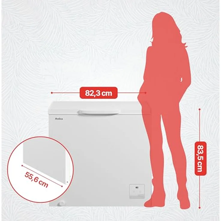 Amica GT 313 105 W Gefriertruhe, freistehend, Energieklasse E – Bild 4
