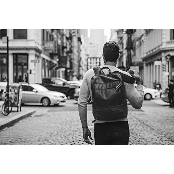The Chesterfield Brand Rich Business-Rucksack, Leder 45 cm mit Laptopfach, braun, 100% Leder, 32 cm x 15 cm x 45 cm – Bild 2
