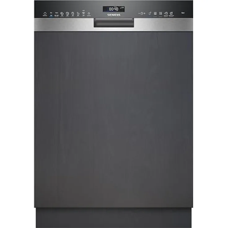 Siemens SN55ES12CE, Geschirrspüler mit varioSpeed Plus, autoOpen dry und Home Connect, Edelstahl
