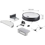 MEDION MD 20021 S30 SW 2in1 Saugroboter Wischfunktion App Staubsauger 140 Min.