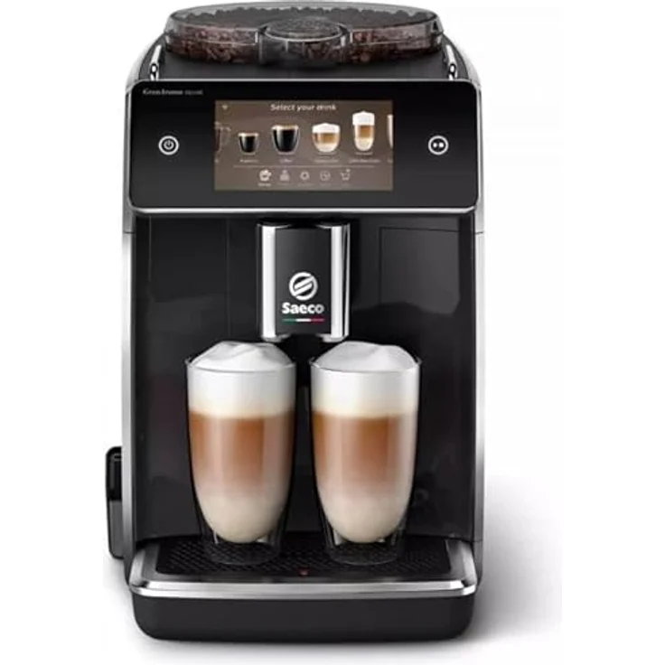 Saeco GranAroma Deluxe SM6680-00 Kaffeevollautomat mit Milchsystem, schwarz – Bild 4