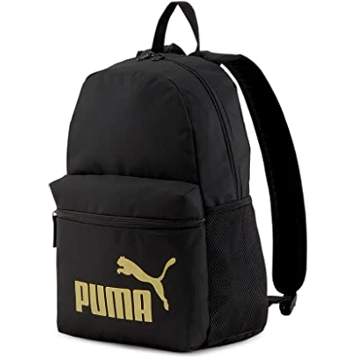 Puma Freizeitrucksack Phase Puma, schwarz, Gold – Bild 3