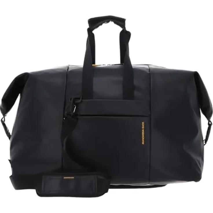 Mandarina Duck Eco Coated Weekender Reisetasche, 54 cm, schwarz, 100% Polyester – Bild 1