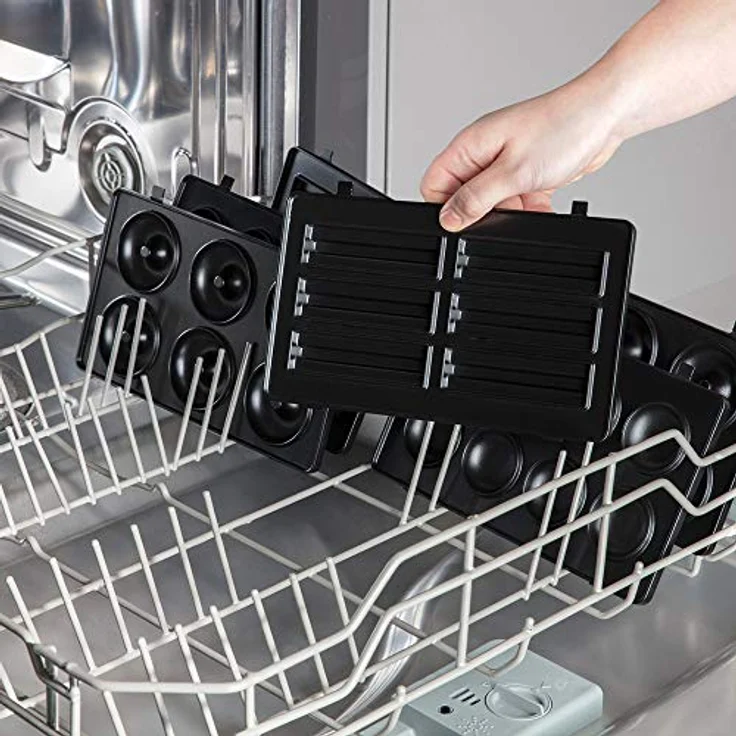 Russell Hobbs Zusatzplatten 3er Set [Cake Pop, Mini Donut & Churros] Ergänzung für 3-1 Multifunktionsgerät Fiesta 24540-56 (spülmaschinengeeignete, hochwertige antihaftbeschichtete Platten) 25490-56 – Bild 4