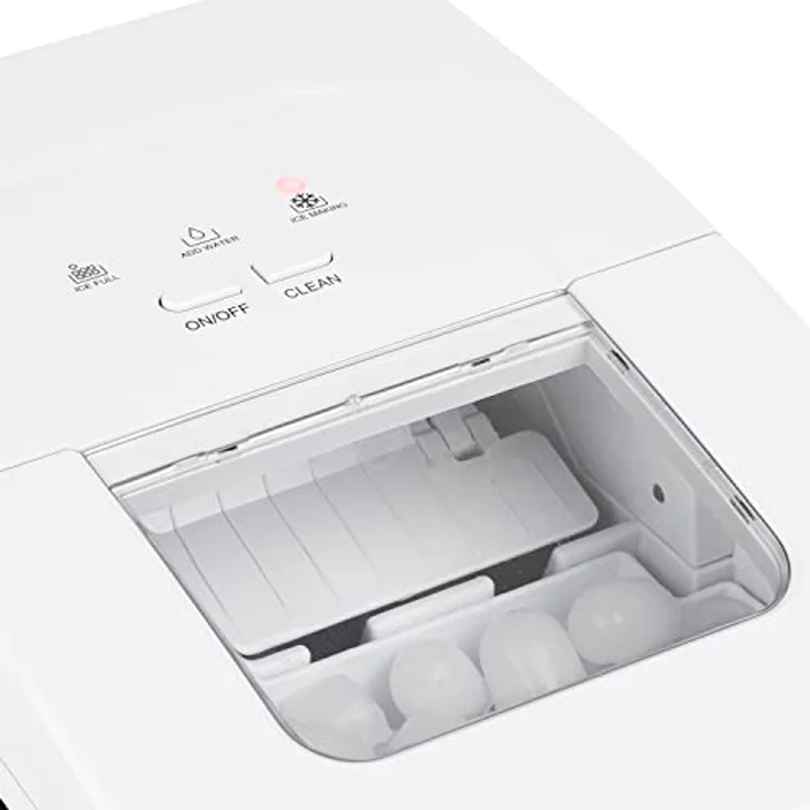 Winkel KW12 Eiswürfelmaschine- 12 kg Eiswürfel pro Tag - Sichtfenster - 2,2 Liter Wassertank - Wasserstandsanzeige - schwarz – Bild 7