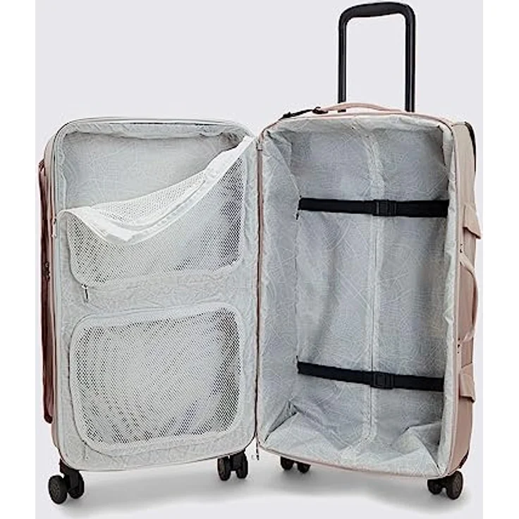 Kipling, Medium 4-Räder-Koffer 360° mit Gummibändern, TSA-Schloss, 66 cm, 71 L, Metallic Glow, Metallic Glow, Spontaneous M – Bild 4