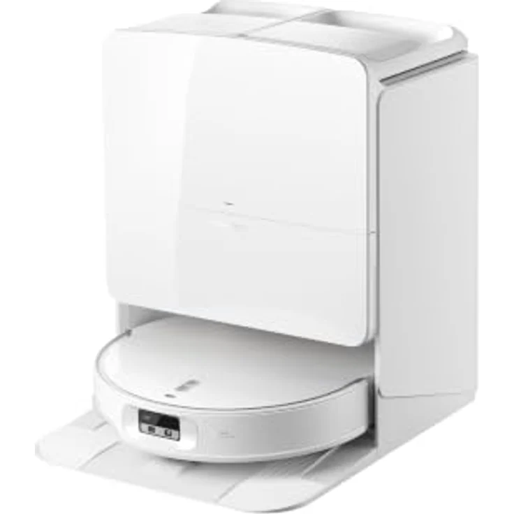 Roborock Qrevo Edge 2 Pro, Beutelloser Staubsauger-Roboter mit HyperForce-Saugleistung 25.000 Pa, 3 Rad-System, Weiß, Ultradünn, preziSense LiDAR-Navigation – Bild 1