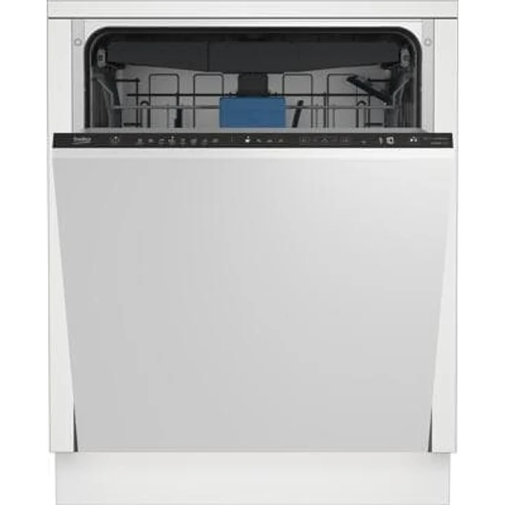 Beko BDIN38450 vollintegrierter Geschirrspüler, 60 cm, 14 Maßgedecke, 8 Programme, Besteckschublade, LCD, WaterSafe+, 42 dB, B – Bild 1