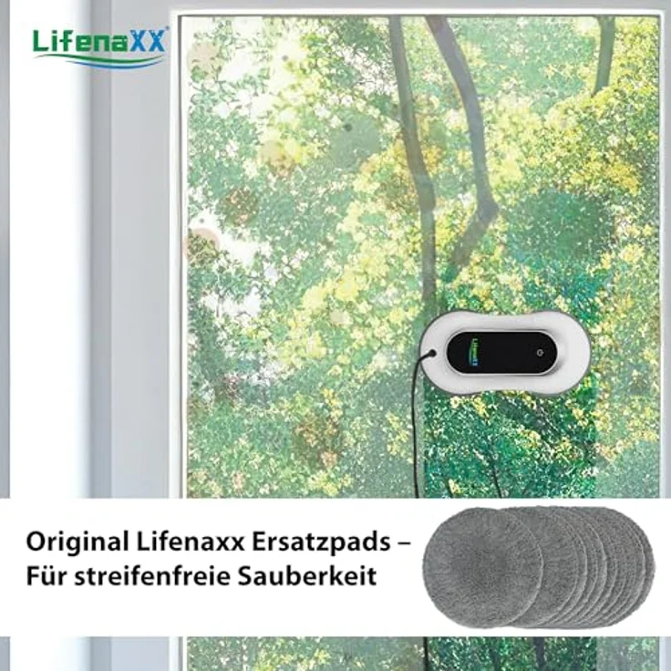 Lifenaxx LX-055 Ersatzpads, 10 Stück Mikrofaser-Reinigungspads mit hoher Schmutzaufnahme, langlebig & passgenau – Bild 3