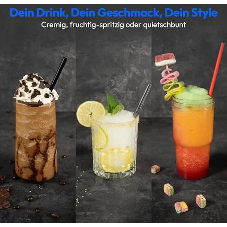 MEDION Slush Maschine MD12090, 2,6 Liter Kapazität, 5 Getränkemodi, Kompressor, schnelle Zubereitung in 30-60 Minuten, abnehmbarer Tank mit Selbstreinigungsfunktion – Bild 3