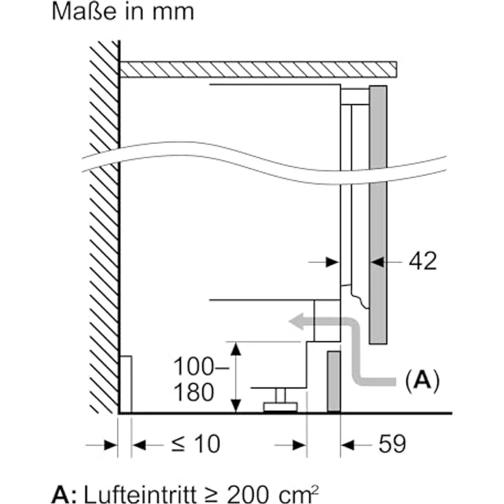 Siemens Einbau-Kühlschrank 82 x 60 cm KU21RVFE0, dimLight LED-Innenbeleuchtung – Bild 10
