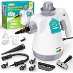 Rolipo Dampfreiniger Handgerät mit 12-Teiligem Zubehör, 1050W Hochdruck-Dampf für Chemiefreie Reinigung von Haushalt, Küche, Bad, Fenstern, Polstern & Auto