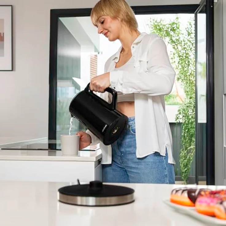Cecotec Thermosense 800, Wasserkocher 1,7 Liter, 2200 W, Schwarz – Bild 6
