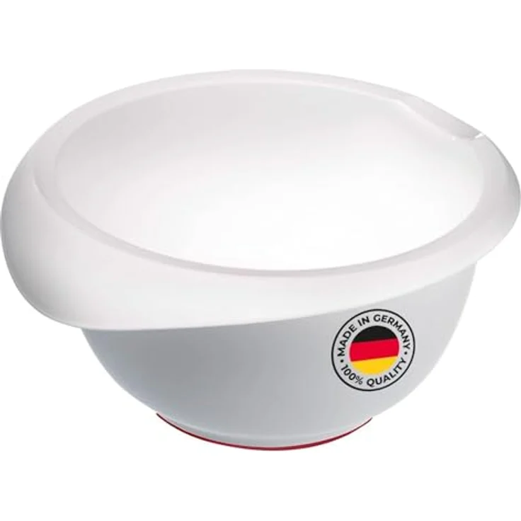 Westmark Rühr--Backschüssel mit Ausgießer, Kunststoff, Füllvolumen: 2,5 Liter, Weiß, 3152227W – Bild 2