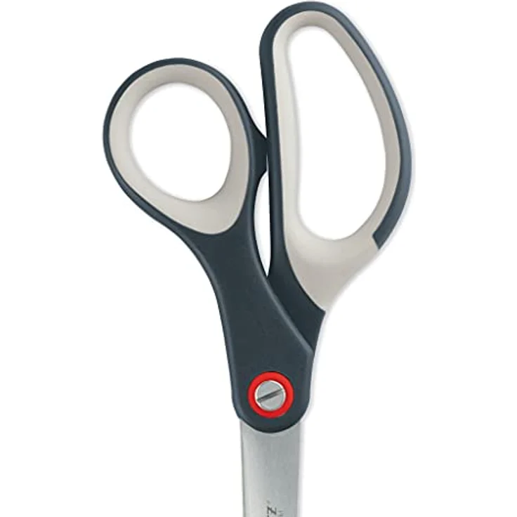 Leitz Beidhändige Schere, Premium Titanbeschichteter Edelstahl, Ultrascharf, Präzises Schneiden, Ergonomischer Griff, Zuhause/Büro, Cosy Serie, Samtgrau, 53320089 – Bild 3