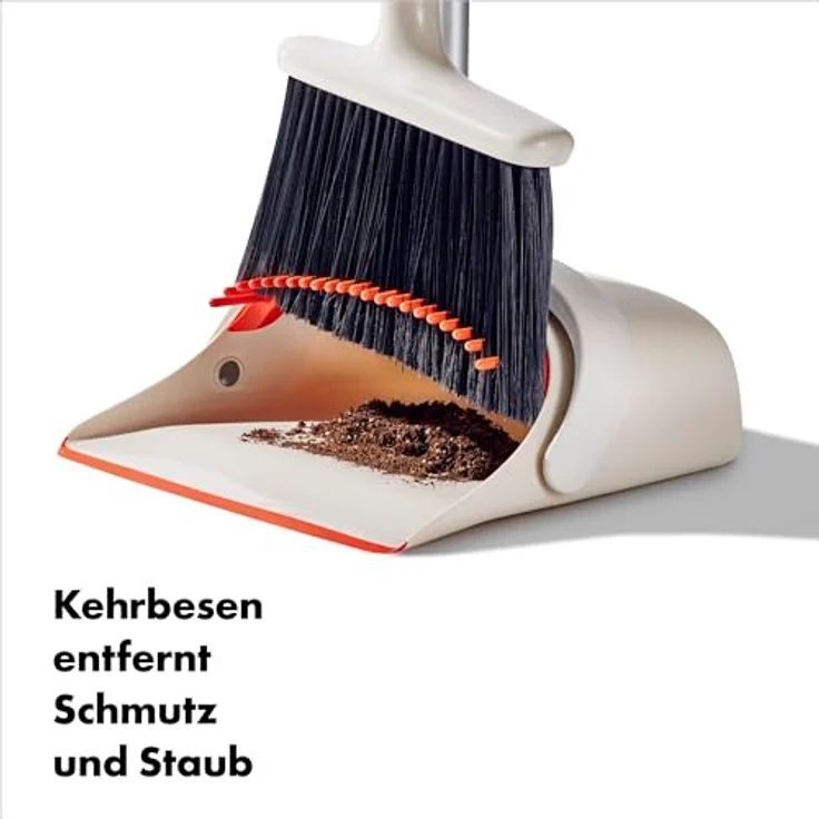 OXO Good Grips langstieliges Handfeger und Schaufel Set zum aufrechten Fegen – Bild 6