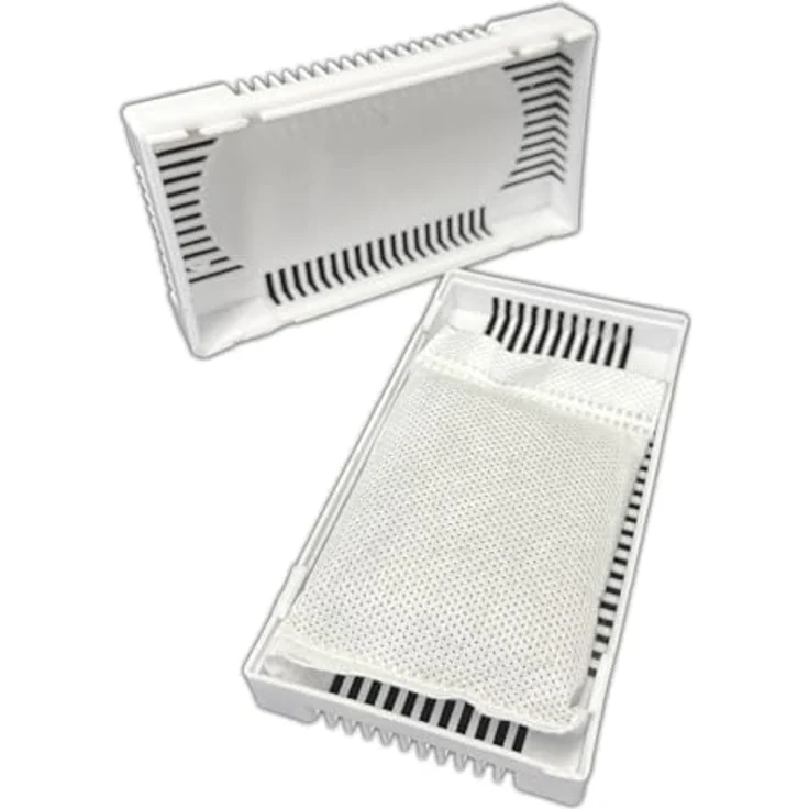 HAC24 3x Kühlschrank Entfeuchter Trockner Box gegen Gerüche Feuchtigkeit & Schimmel, weiß – Bild 4