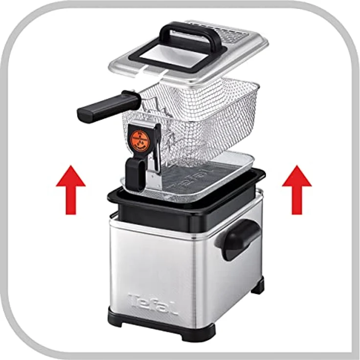Tefal Fritteuse Filtra Pro fr5160 nur Fritteuse, 1,3 kg, 4 l, 150 °C, 190 °C, Single – Bild 7