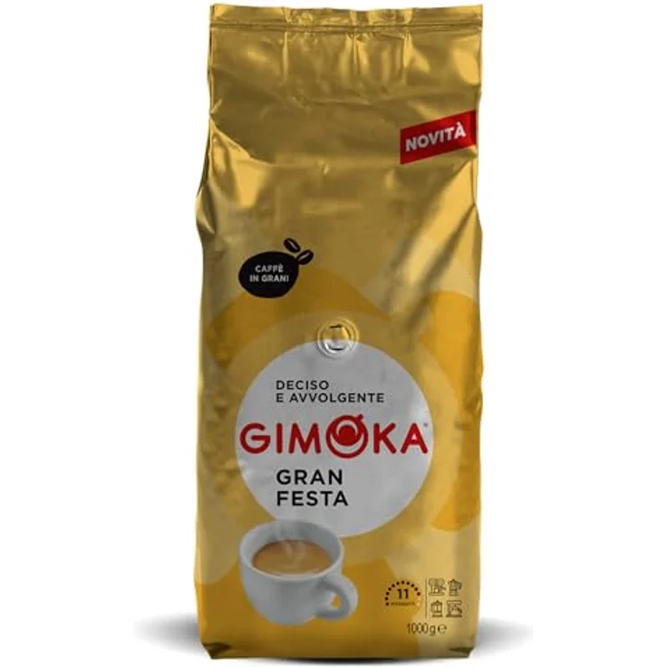 Gimoka Kaffeebohnen Gran Festa - gold 1000g – Bild 2