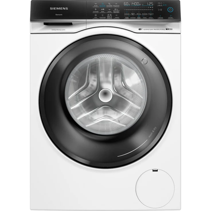 SIEMENS Waschtrockner iQ700 WN54C2A40, 10,5 kg, 6 kg, Aqua Stop, Weiß - Preisvergleich – Bild 1
