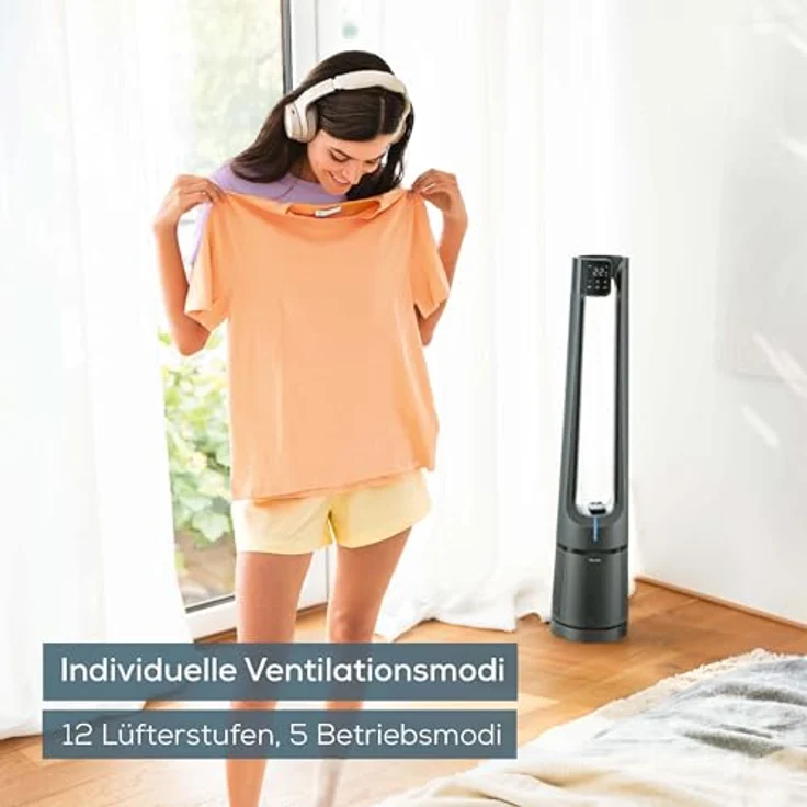 Beurer LV 500 PureFlow, Luftreiniger mit modernster Filtertechnologie und kompakt design – Bild 6