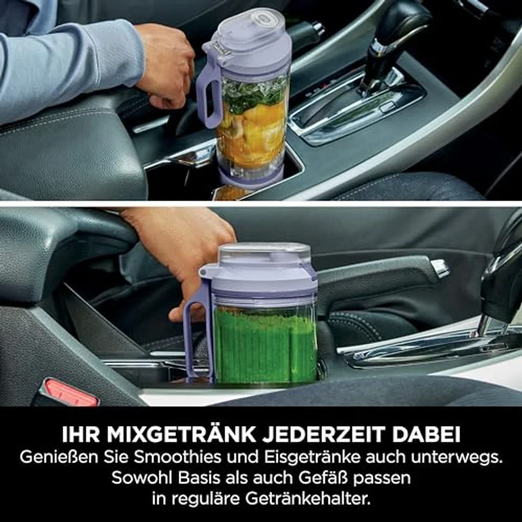 Ninja Blast Max BC251EULD Standmixer, kabellos mit PowerBlast-Technologie, Lavendel – Bild 10