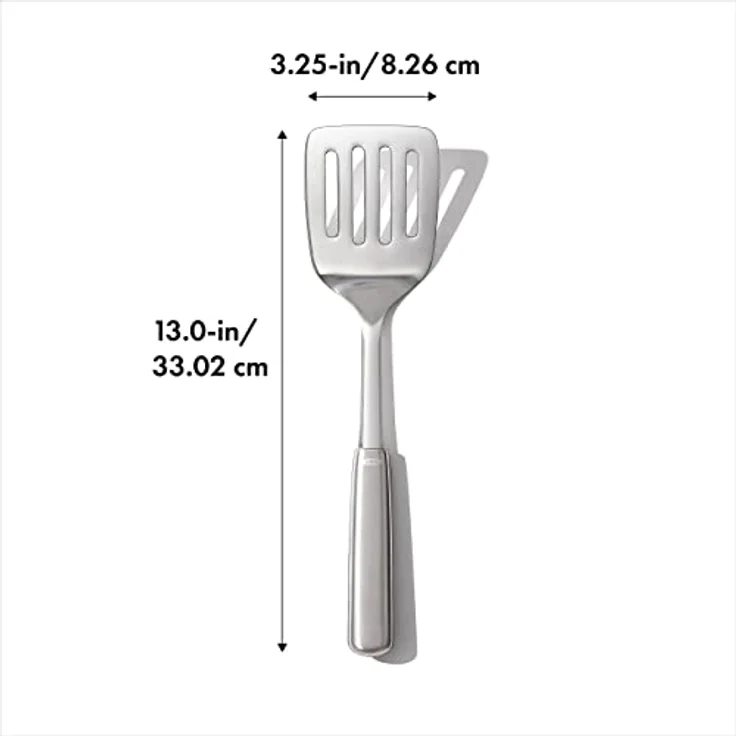 OXO Steel Pfannenwender aus Stahl, Kochzubehör mit höchster Qualität und kreativen Möglichkeiten – Bild 3