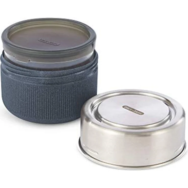 Black+Blum Lunchschale Lunchbecher, Glas, Schiefer, 600 ml- 20 FL oz – Bild 3
