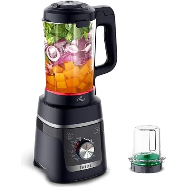 Tefal Blendforce Cook, Standmixer mit Kochfunktion, 5 Automatikprogramme und 1000-W-Motor – Bild 1