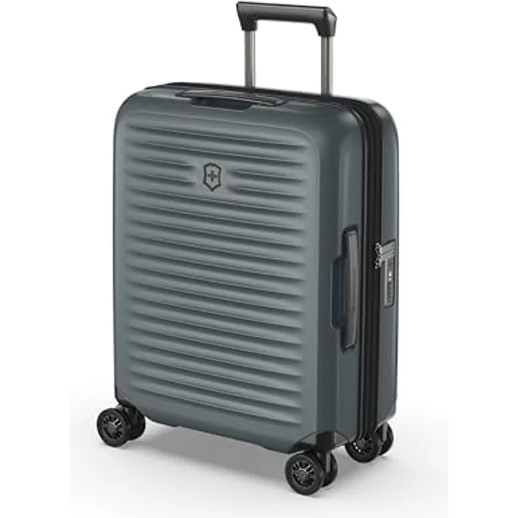 Victorinox Airox Advanced Global Hardside Carry-On, Handgepäcktrolley, Leicht, Damen/Herren, 40 x 20 x 55 cm, 35 l, Erweiterbar, Grau