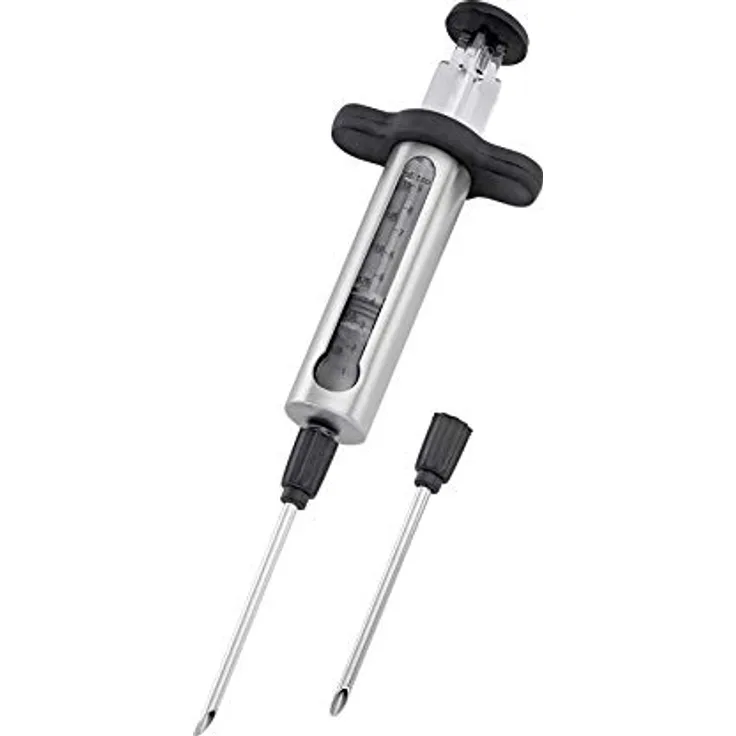 Küchenprofi BBQ Marinadenspritze Spicy, Bratenspritze 40 ml, inklusive 2 Nadeln