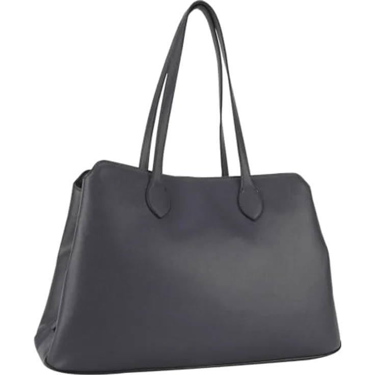 JOOP! Giro Minou Shopper LHO, femininer Kunstleder Shopper in Schwarz mit 3 Hauptfächern und Zweiwege-Reißverschluss – Bild 3