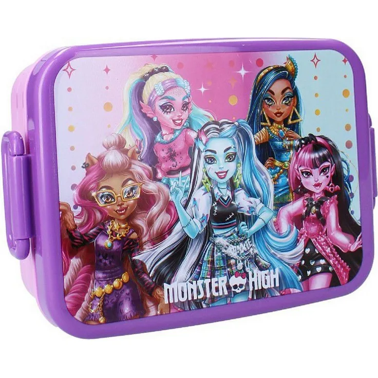 Monster High Lunchbox Lunchbox Brotdose für junge Fans und ihre Lieblingssnacks, pink