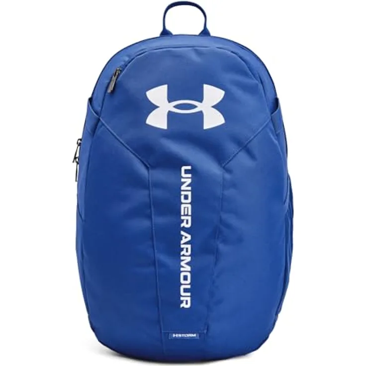 Under Armour UA Hustle Lite Rucksack, leicht und strapazierfähig, zahlreiche Fächer für optimale Organisation, schwarz