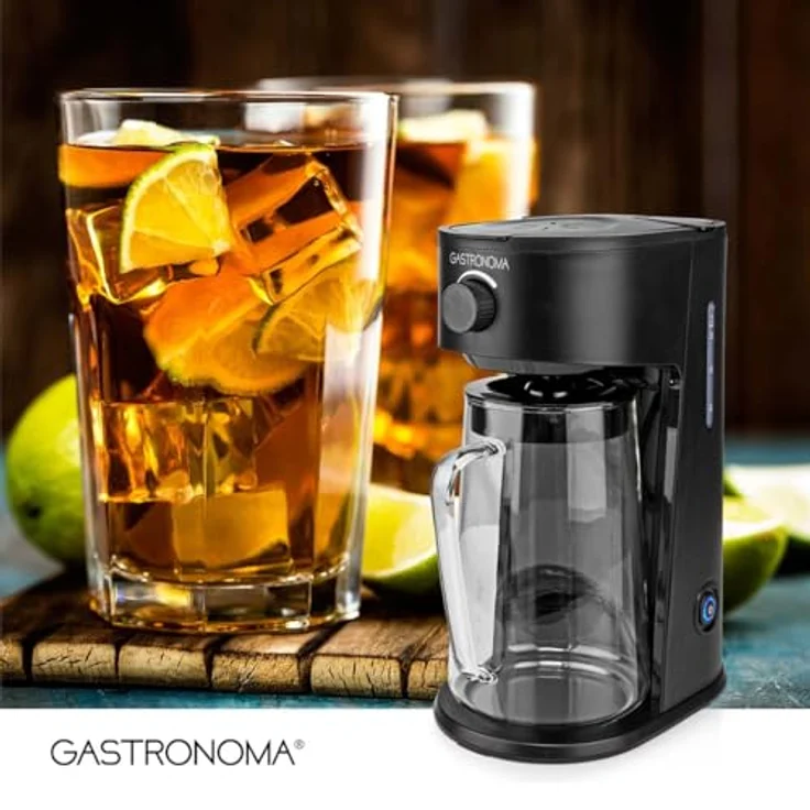 GASTRONOMA Iced Coffee & Tea Maker 2,5L Glaskanne, Korbfilter, einstellbare Brühstärke, Abschaltautomatik – Bild 12