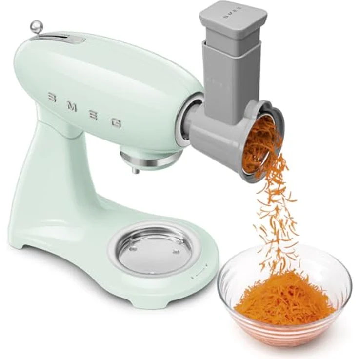 Smeg SMF05PGEU, 4,8-Liter-Multifunktions-Standmixer mit 1000 W, pastellgrün, Planetenrührbewegung, 10 Geschwindigkeitsstufen – Bild 9