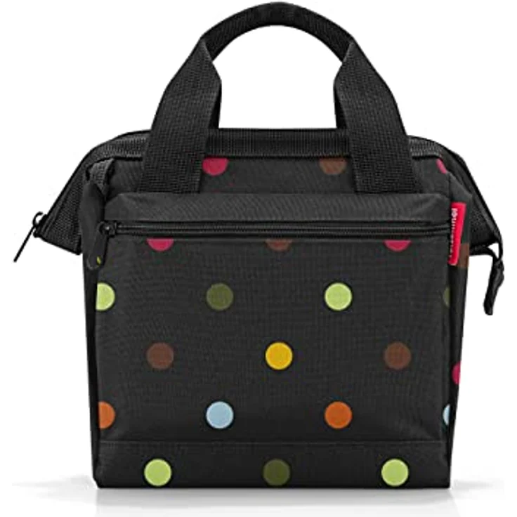 REISENTHEL® Einkaufsshopper allrounder cross dots, allrounder cross - Umhängetasche aus recyceltem Material, wasserabweisend, 4 l Volumen, blau – Bild 6